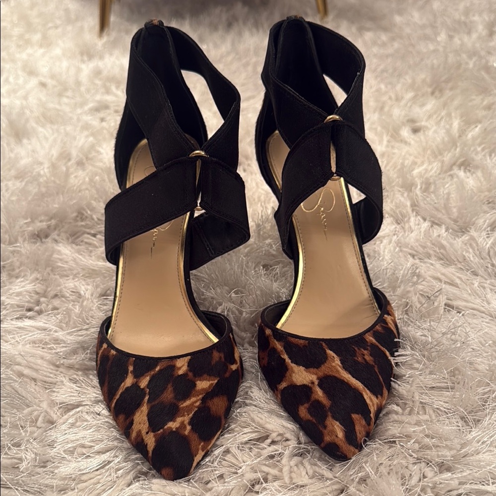 Jessica Simpson Leopard Print Women's Shoes size 9